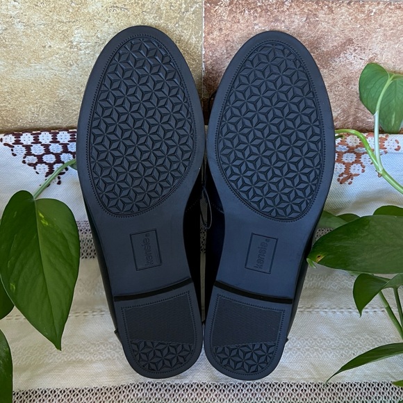 NEW Kensie Women’s Slip-On Gitty Dark Academia Penny Black Loafers, Size 8.5M - Picture 3 of 13